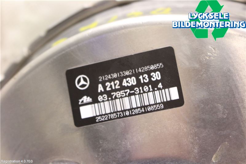 Mercedes-Benz MB E-KLASS (W212) 09-16 Bromsservo