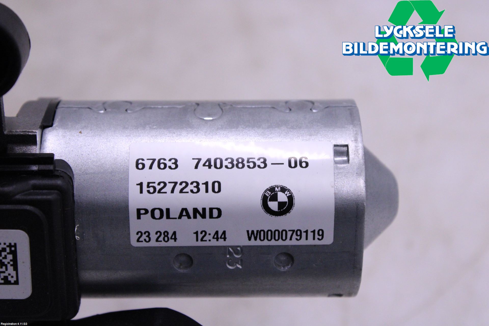 BMW 5 G30/G31/F90 17-23 Torkarmotor Baklucka