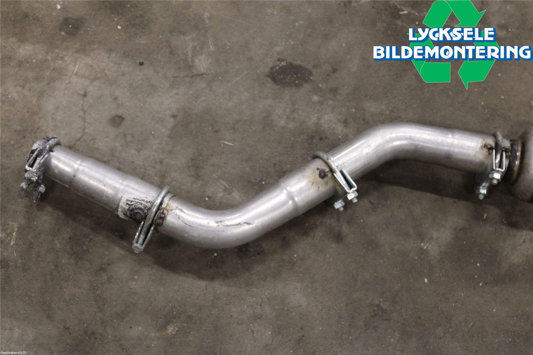 Mopedbil Ligier LIGIER JS 50 Avgasrör Främre-Mitt-Bak