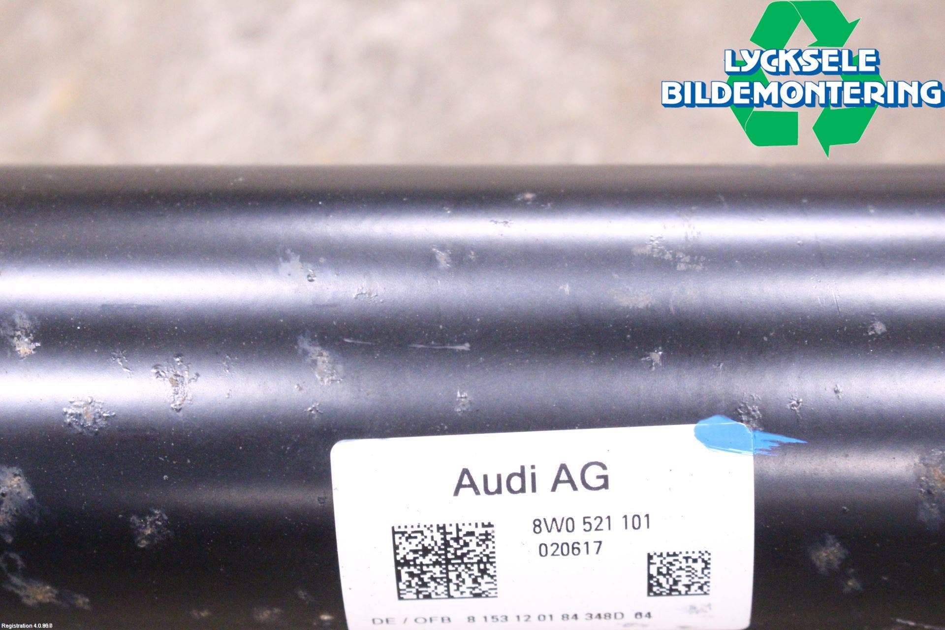 Audi A4/S4 B9 16-19 Mellanaxel Komp