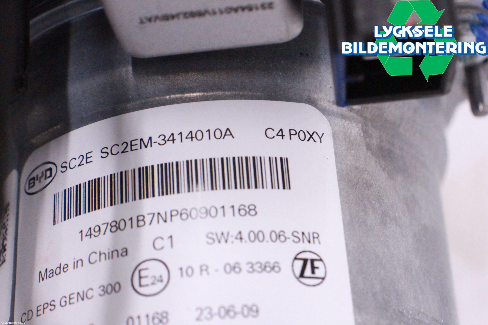 BYD ATTO 22- Rattaxelagg Med Inb Servo