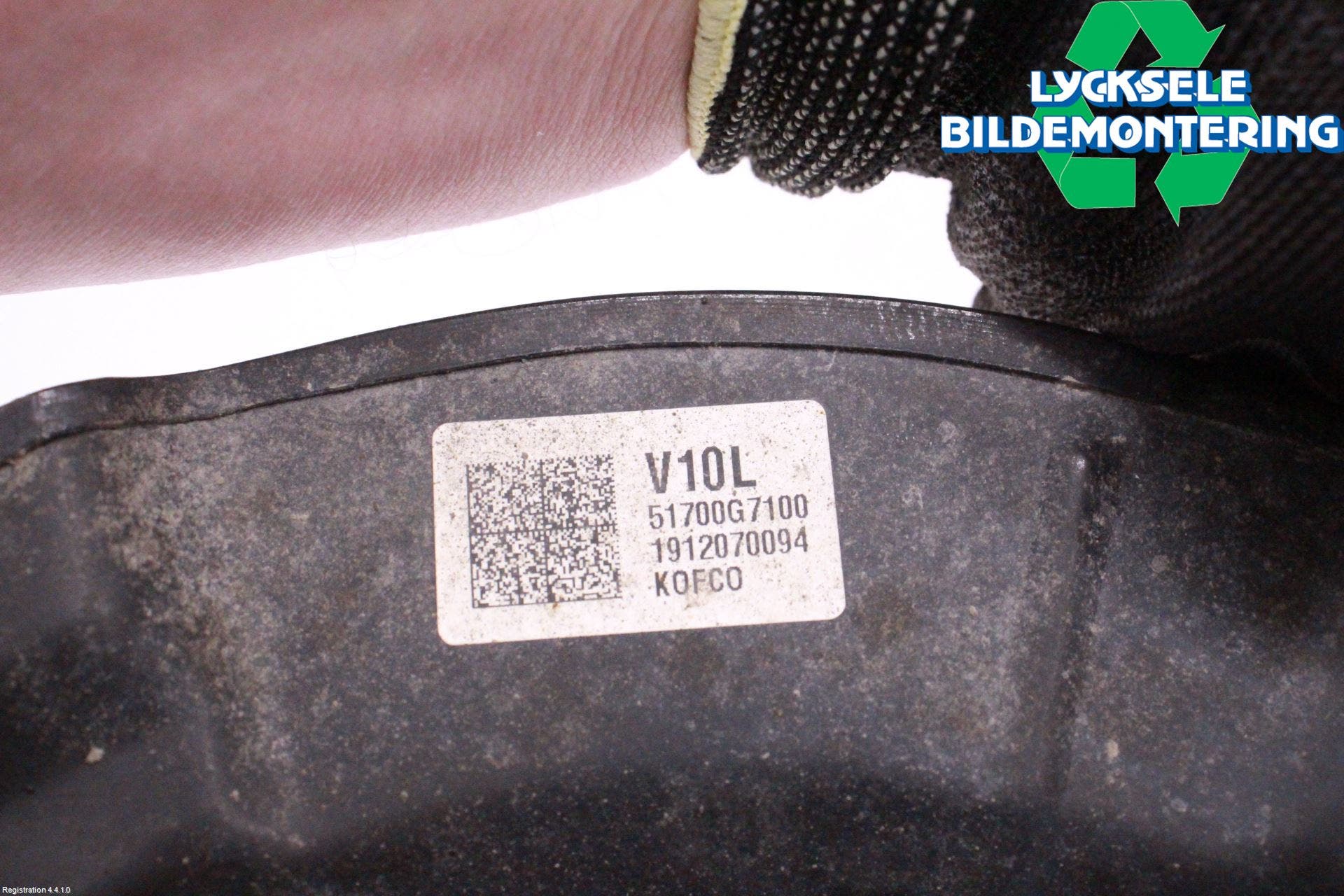 Hyundai IONIQ AE 17-22 Bromssköld Fram