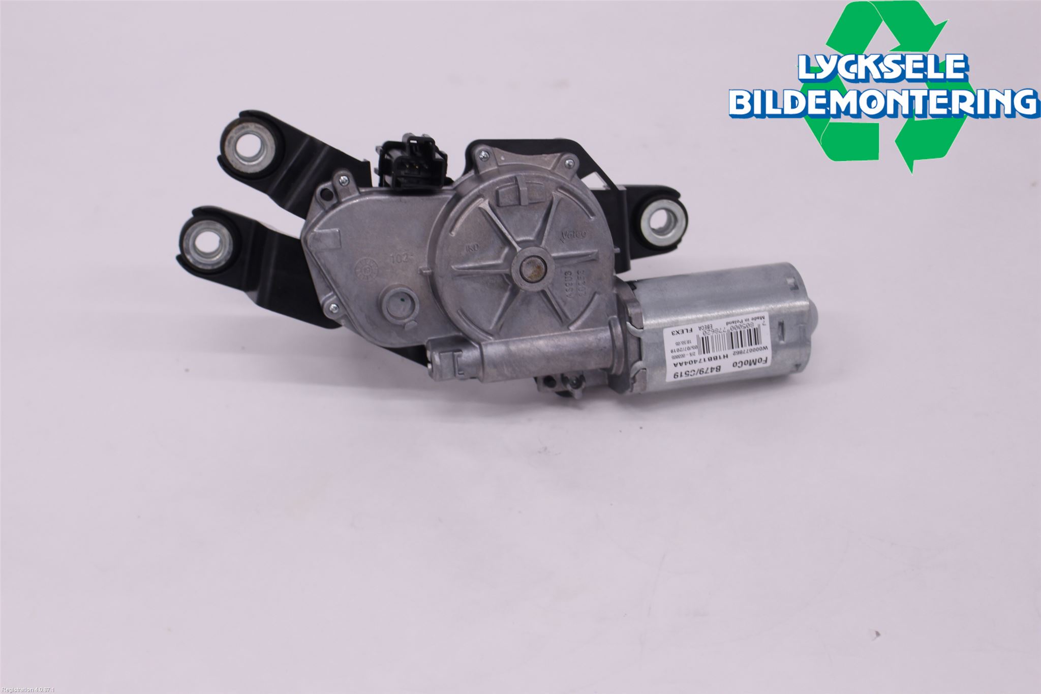 Ford FIESTA (VII) 18-23 Torkarmotor Baklucka