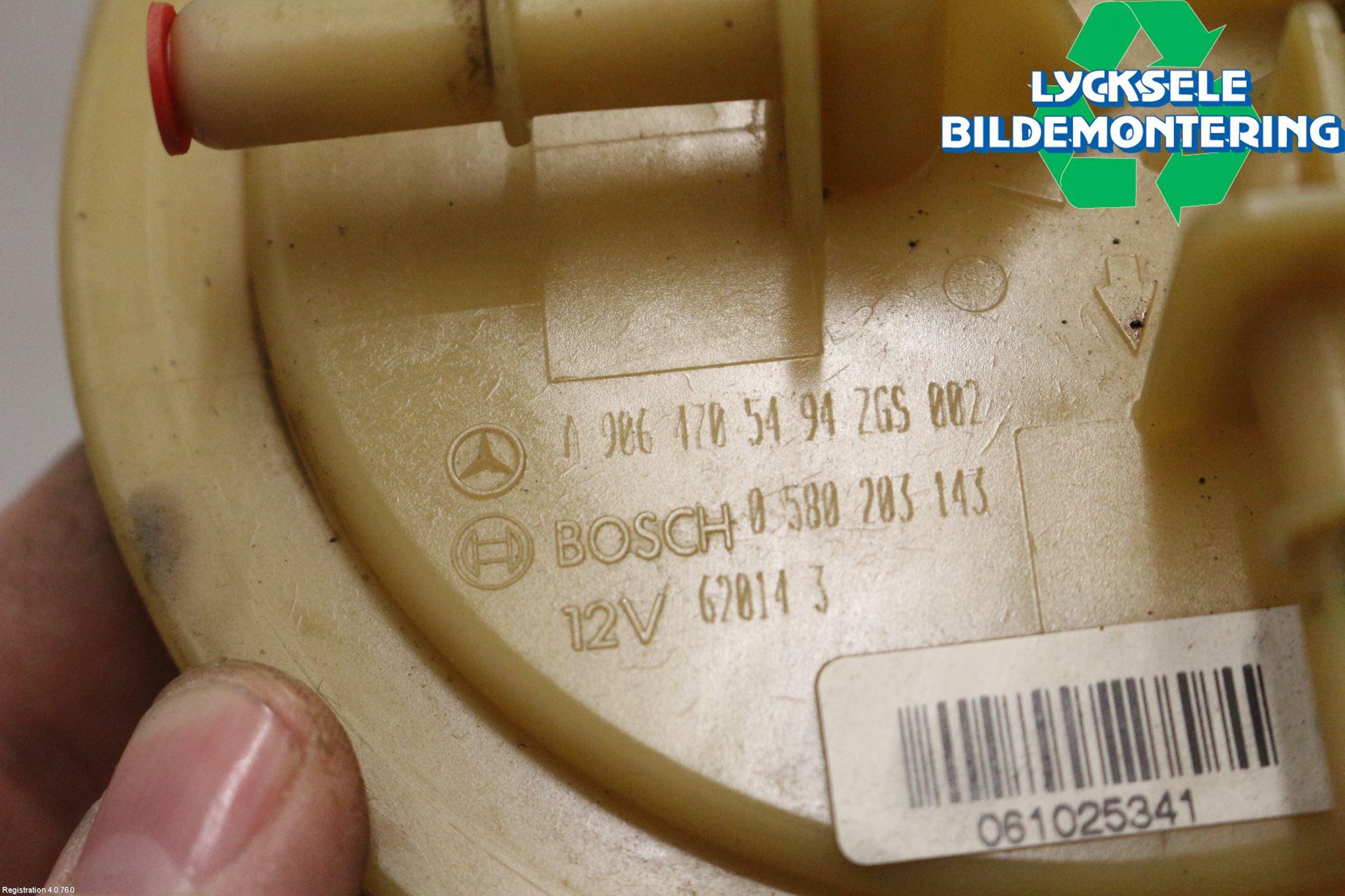 Mercedes-Benz MB SPRINTER (W906) 06-18 Bränslepump El