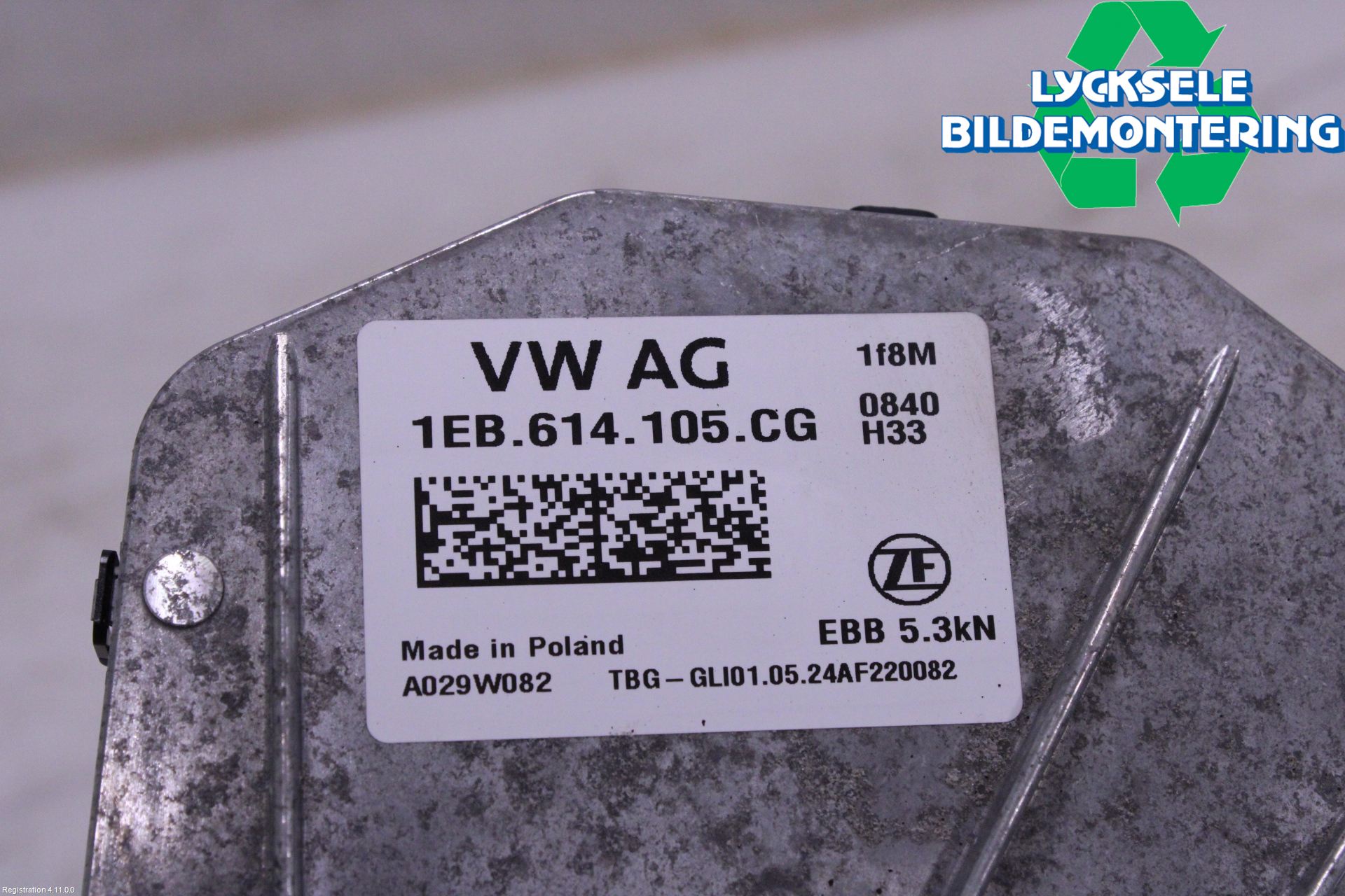 Audi Q4 E-TRON FZ 22- Bromsservo