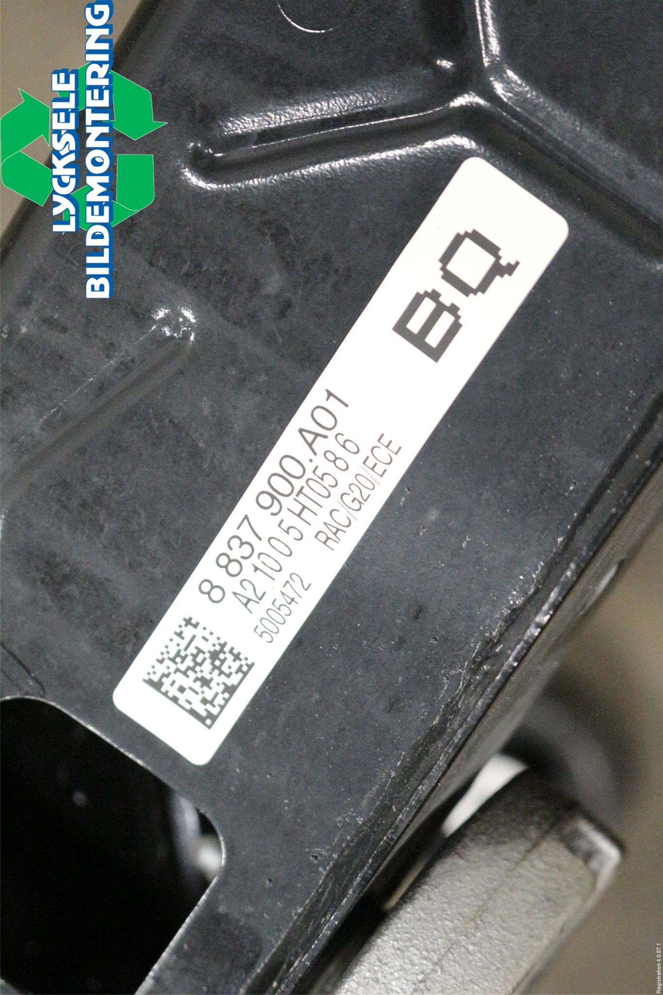 BMW 3 G20/G21/G80/G81 19- Bakaxelbalk