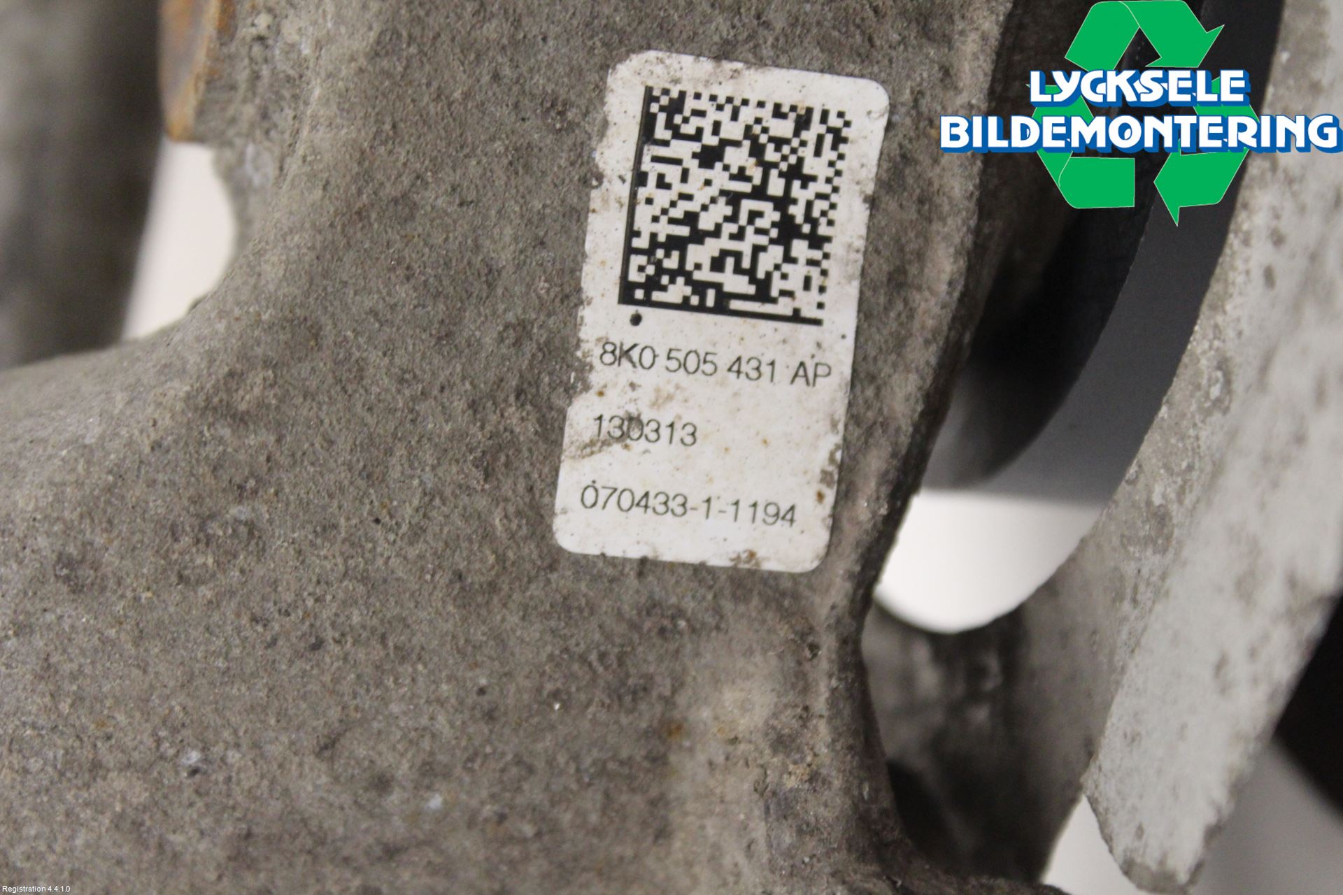 Audi A5 07-16 Hjullagerhus Bak Vä