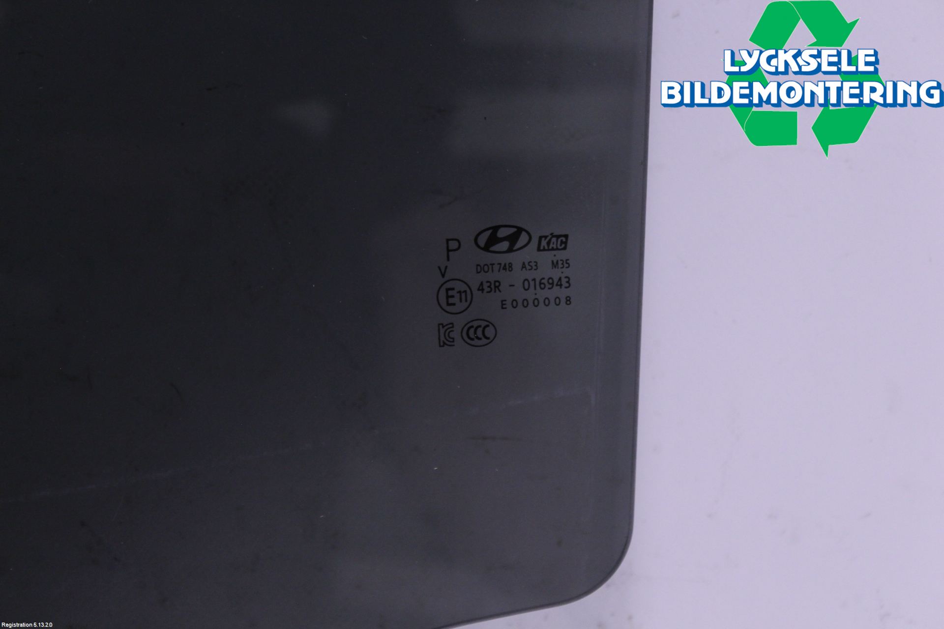 Hyundai KONA/ELECTRIC OS 18-23 Dörruta Bak Vänster