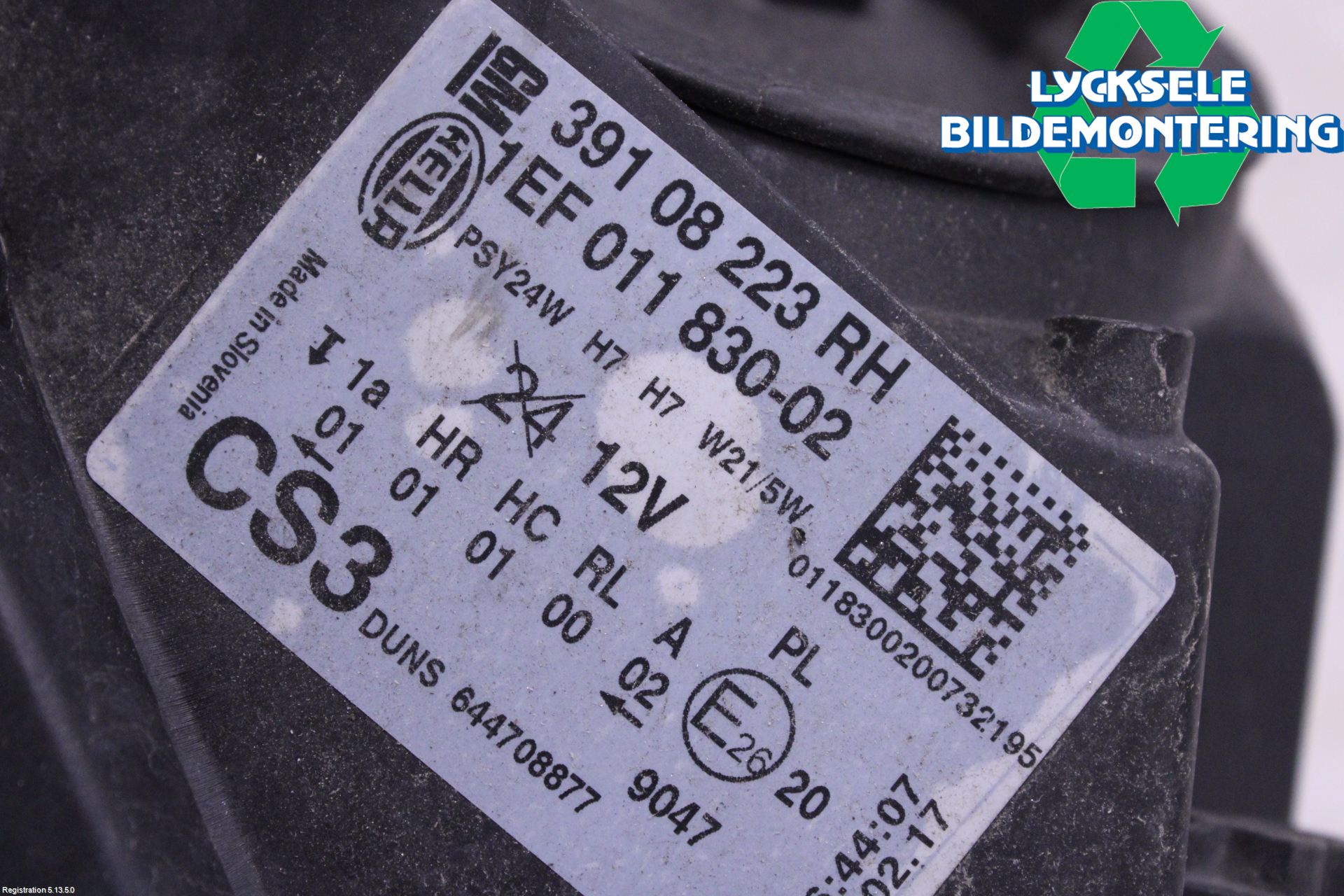 Opel CORSA E 15-19 Strålkastare Höger