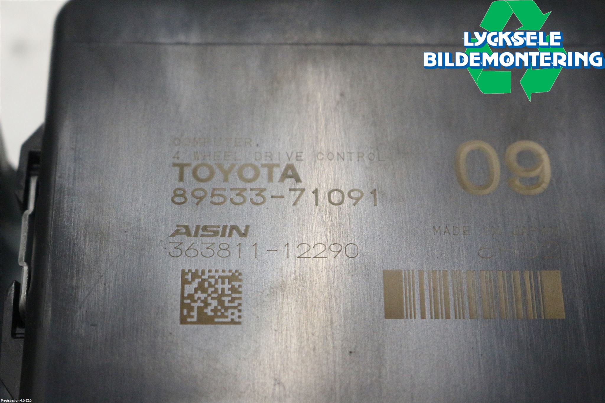 Toyota HILUX 16- Styrenhet Fyrhjulsdrift