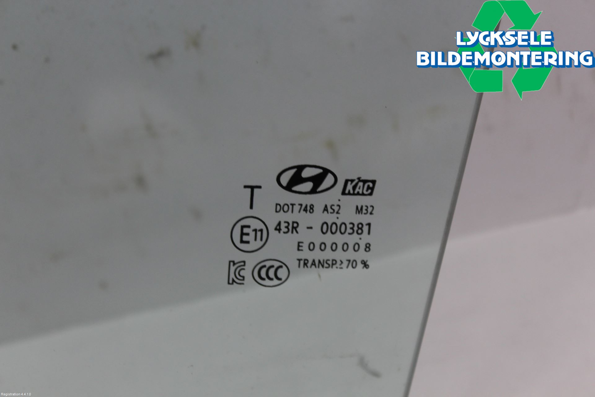 Hyundai IONIQ AE 17-22 Dörruta Bak Vänster