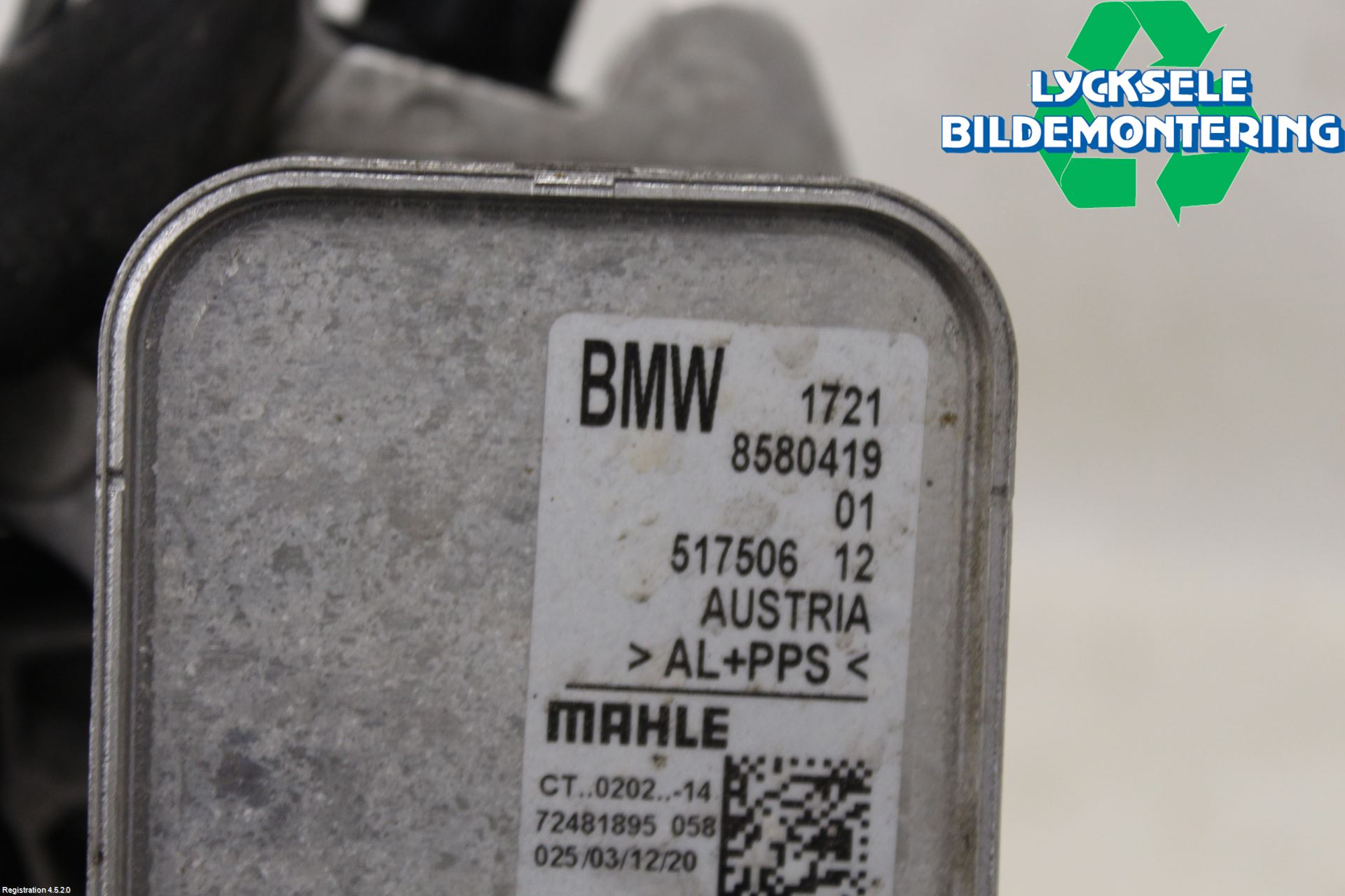 BMW X7 G07 19- Oljekylare Automat