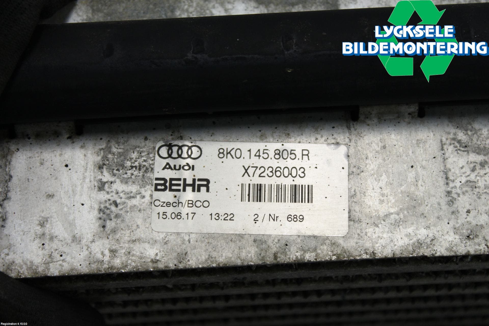 Audi A6 ALLROAD 12-18 Laddluft-Intercooler Kyl