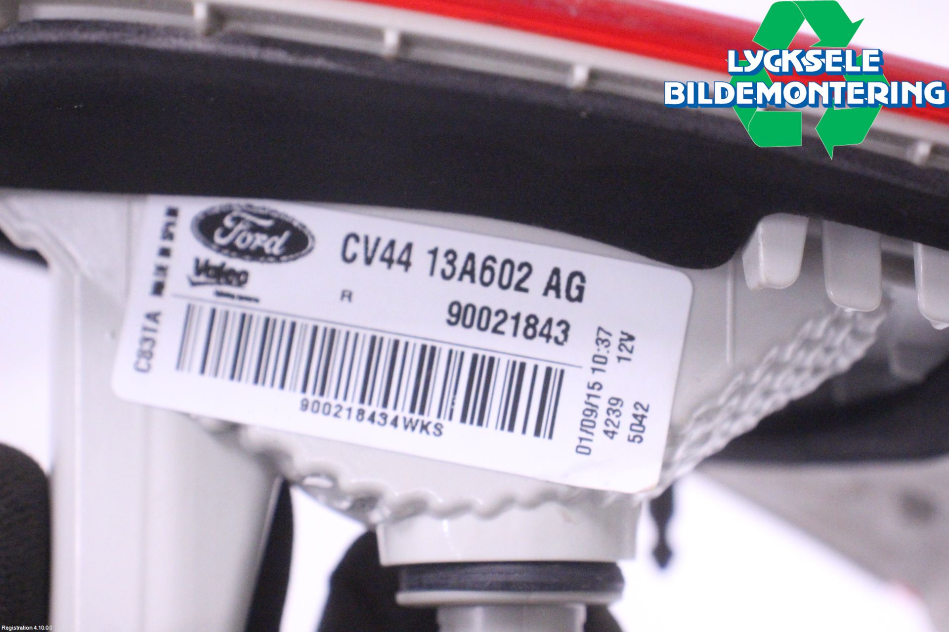 Ford KUGA 13-16 Bakljus Lucka Hö