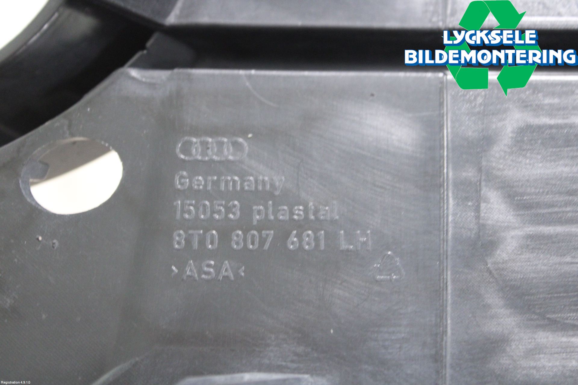 Audi A5 07-16 Dimljussarg Fram