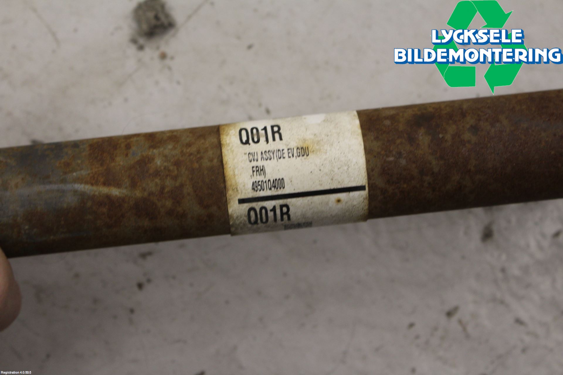 Kia NIRO (DE) 17-22 Drivaxel Fram Höger