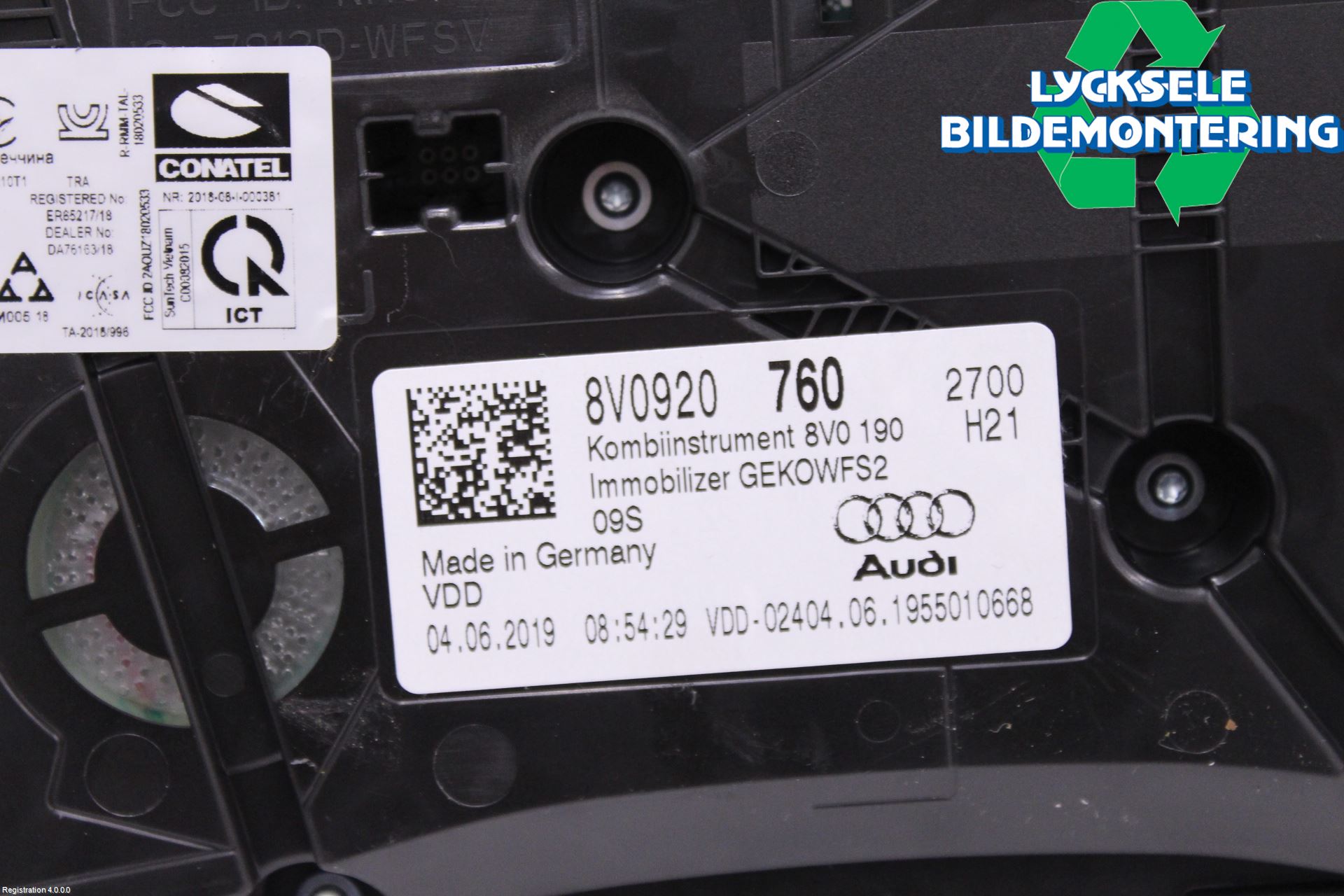 Audi A3/S3 8V 13-20 Instrument Komb