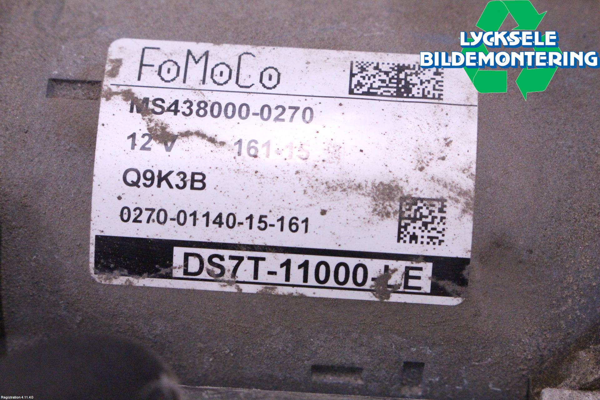 Ford KUGA 13-16 Startmotor Diesel