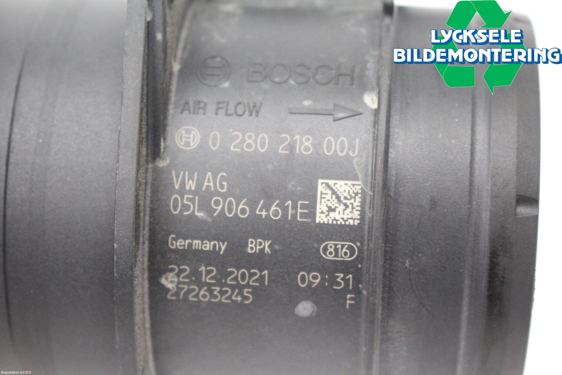 Volkswagen VW PASSAT 20-24 Injluftmassamätare