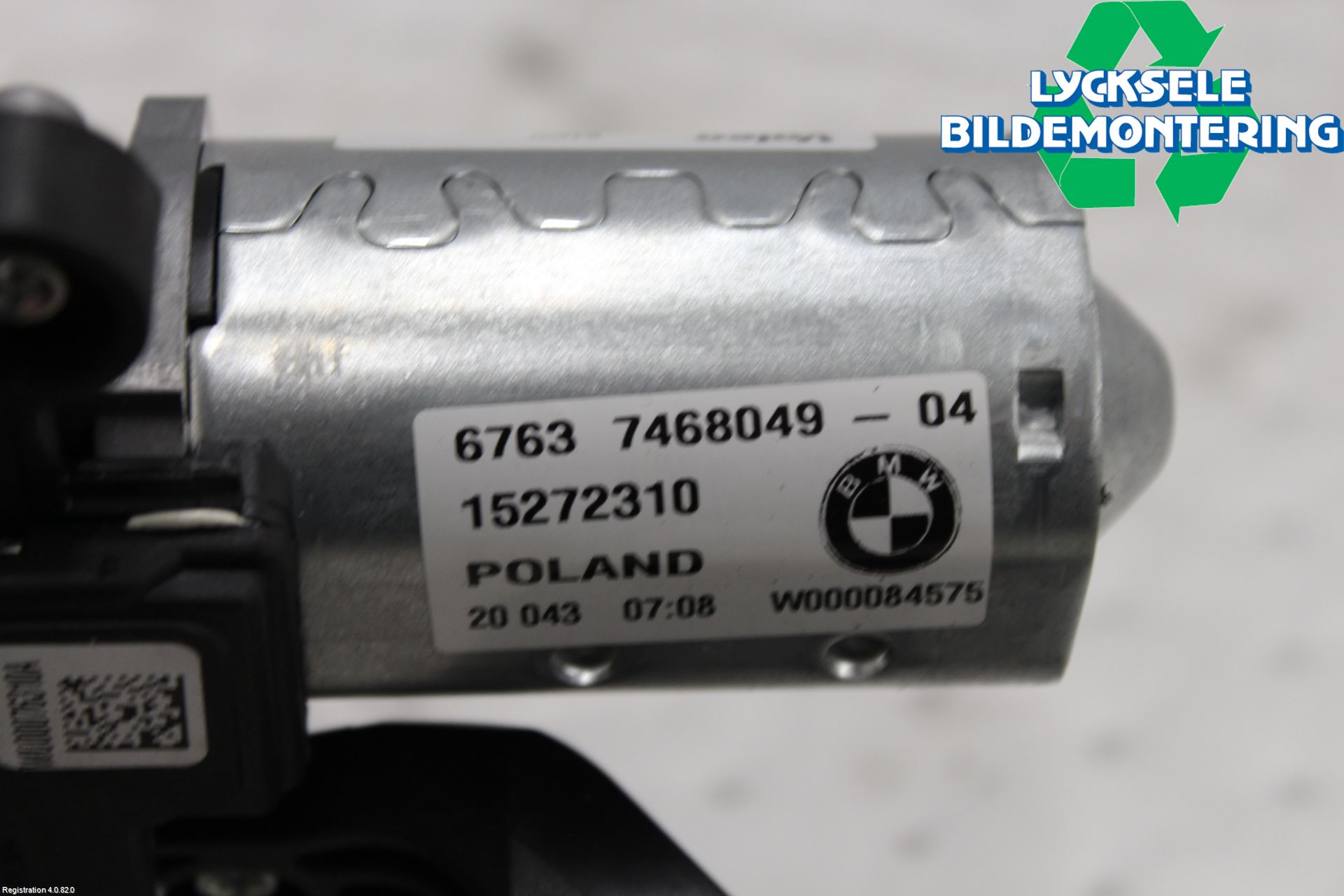 BMW 3 G20/G21/G80/G81 19- Torkarmotor Baklucka