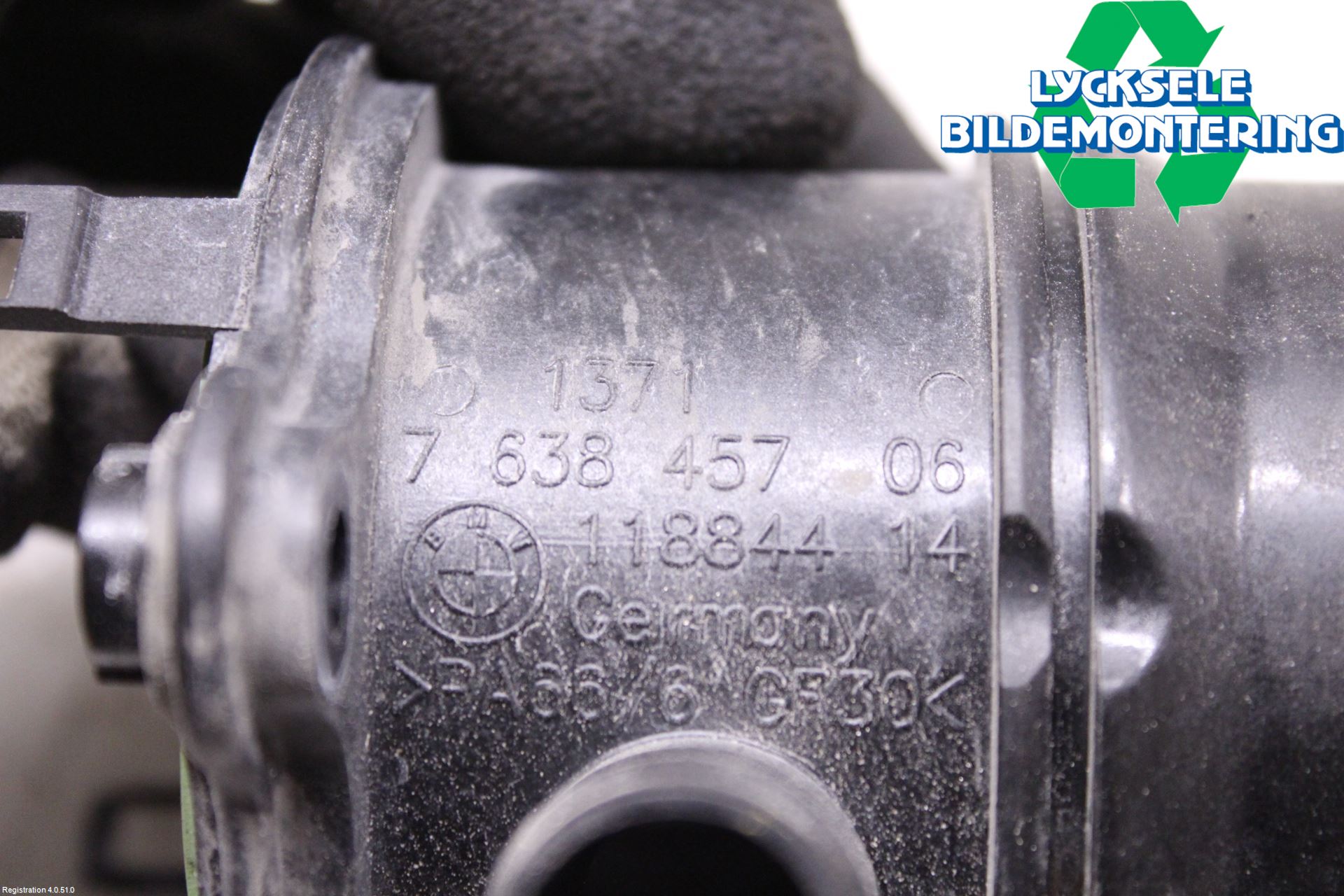 BMW 1 F20/F21 11-19 Laddluft-Intercoolerrör