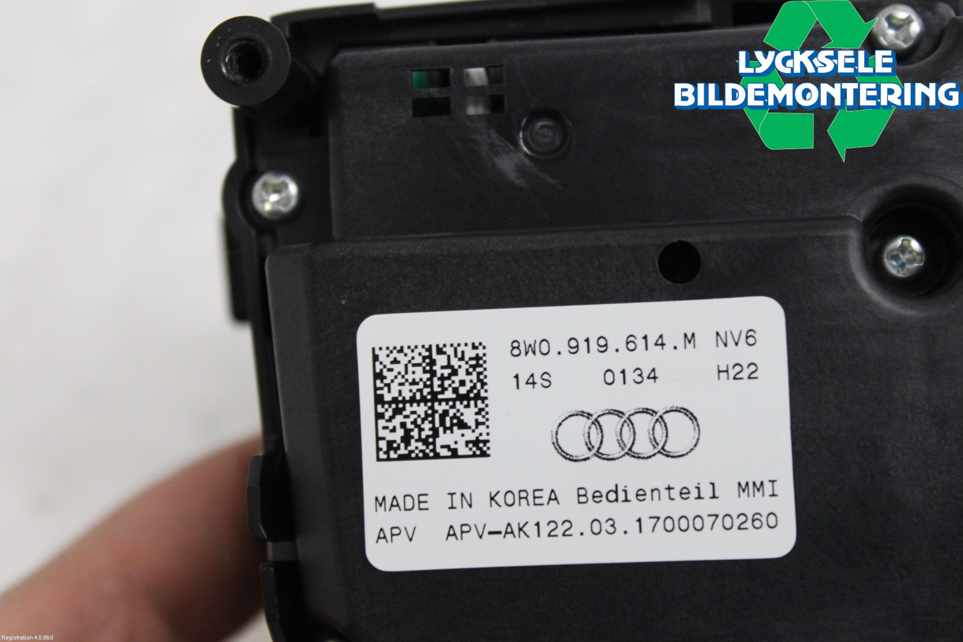 Audi A4/S4 B9 16-19 Cd Radio - Multimediapanel