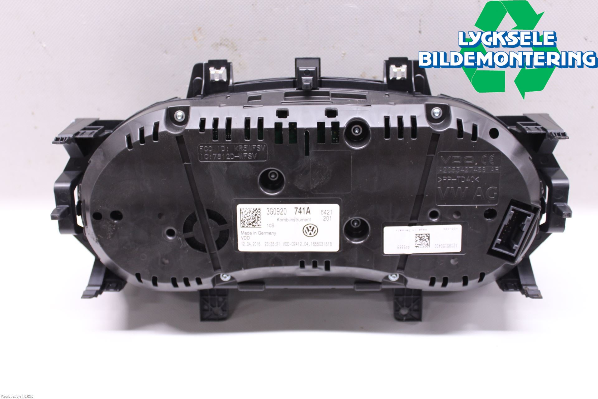 Volkswagen VW PASSAT 15-19 Instrument Komb