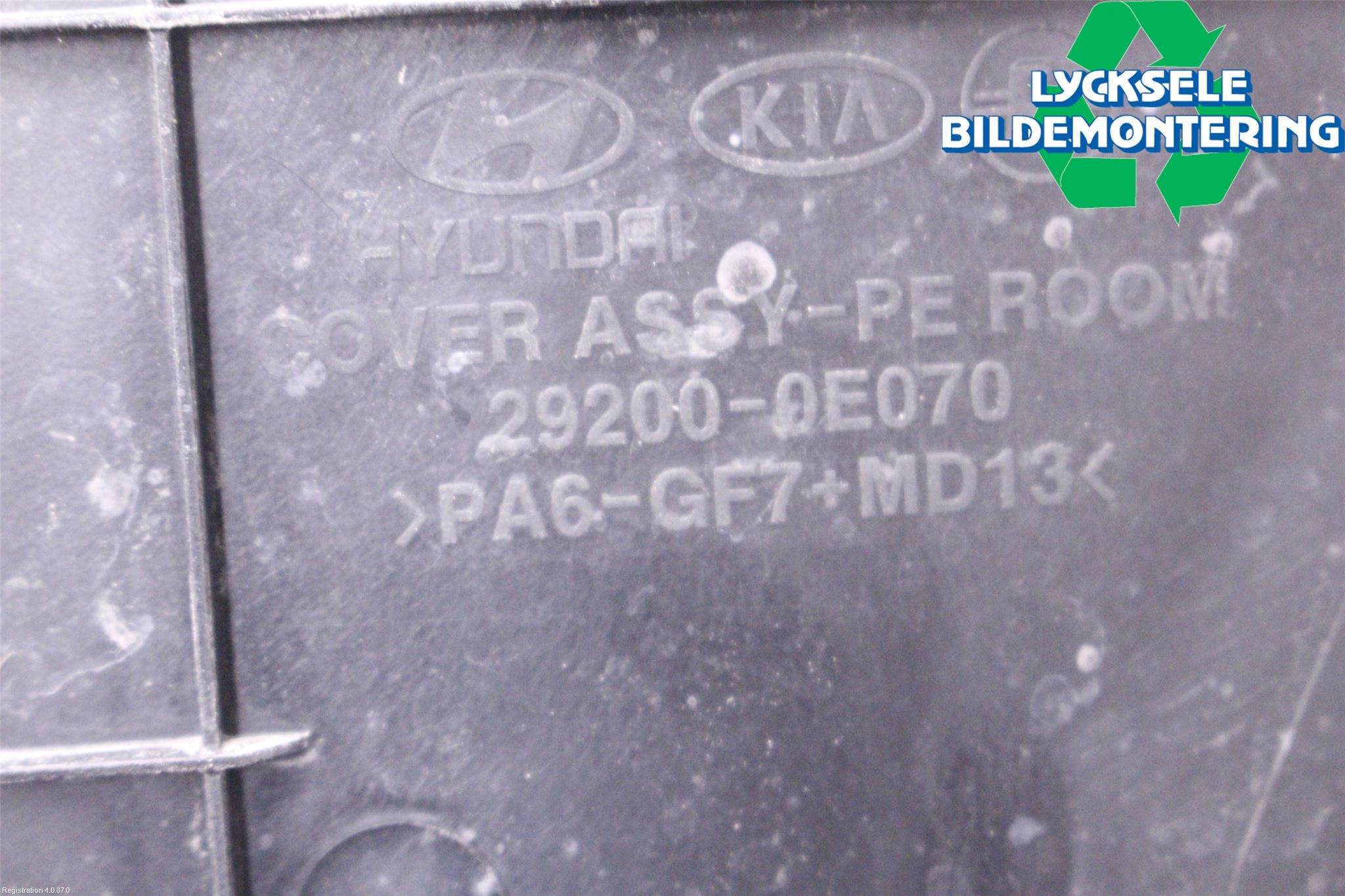 Kia NIRO (DE) 17-22 Motorkåpa