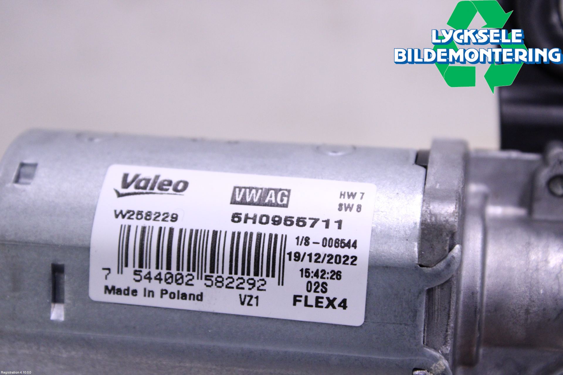 Volkswagen VW TRANSP/CARAVELLE (T7) 22-24 Torkarmotor Baklucka