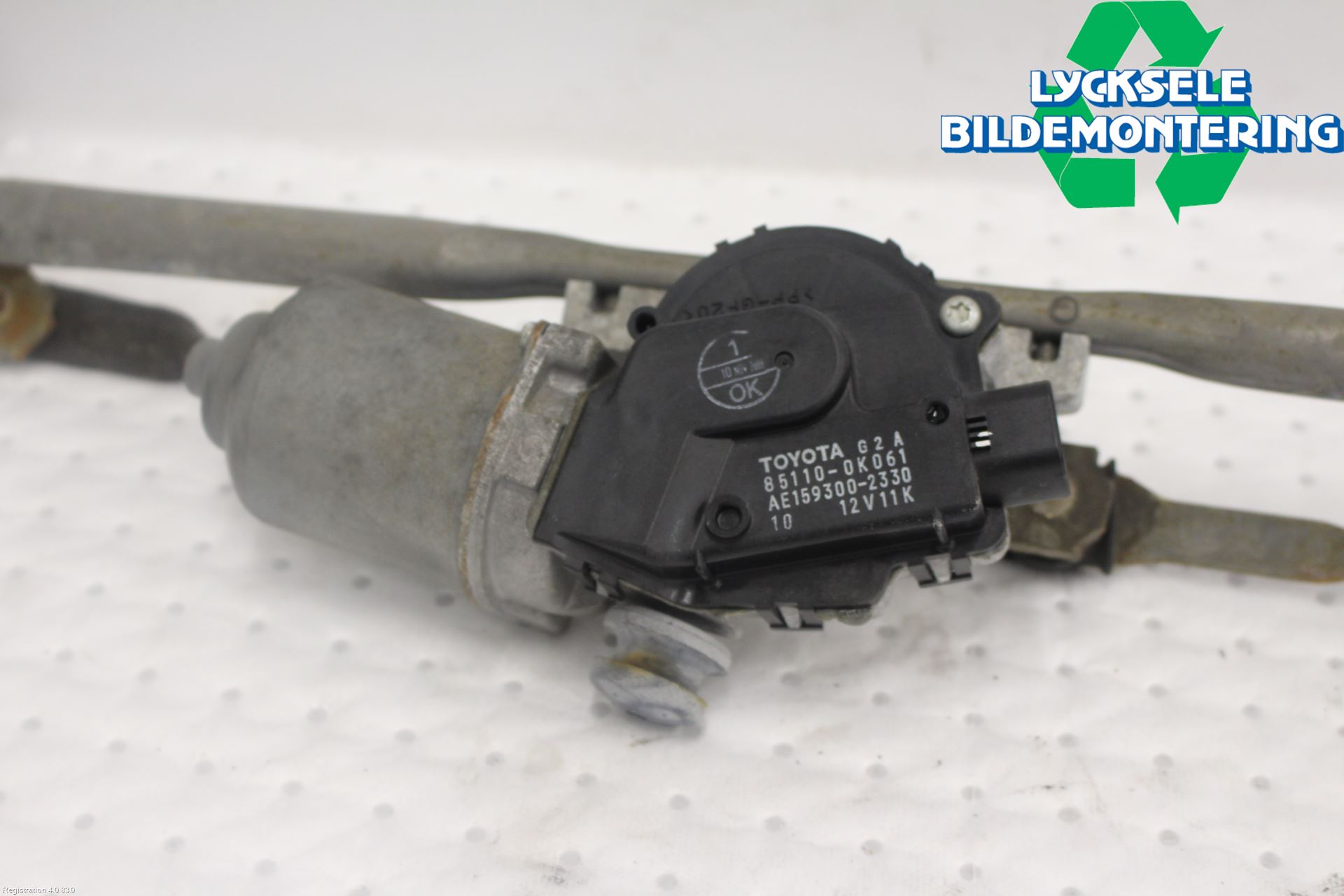 Toyota HILUX 05-16 Torkarmotor Vindruta