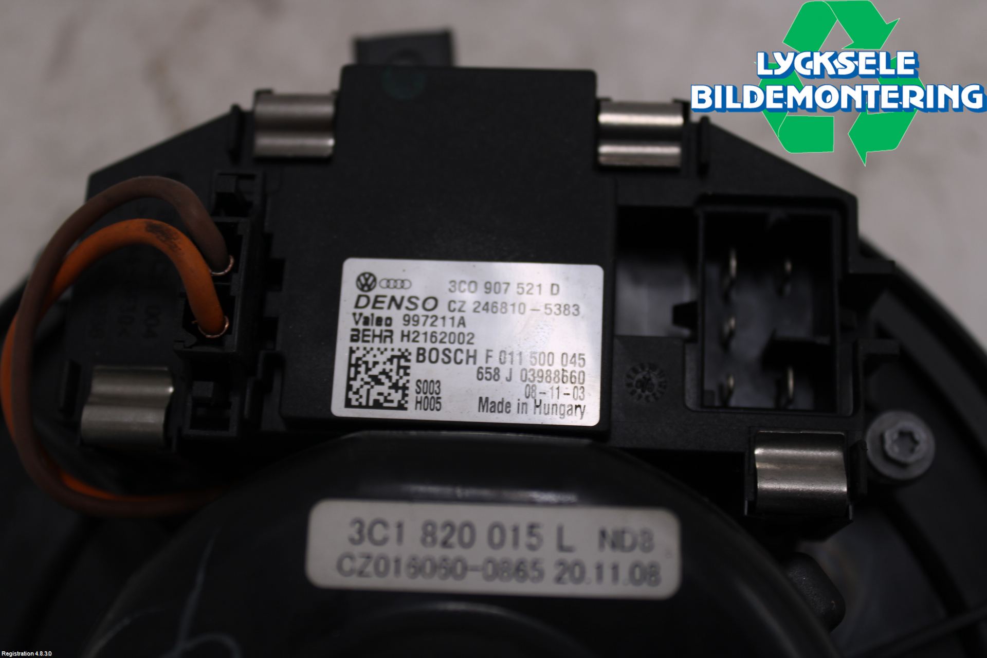 Skoda SUPERB 09-15 Ac Värmefläkt