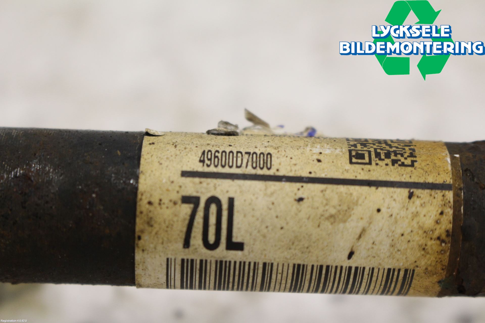 Kia SPORTAGE (QL) 16-21 Drivaxel Bak Höger