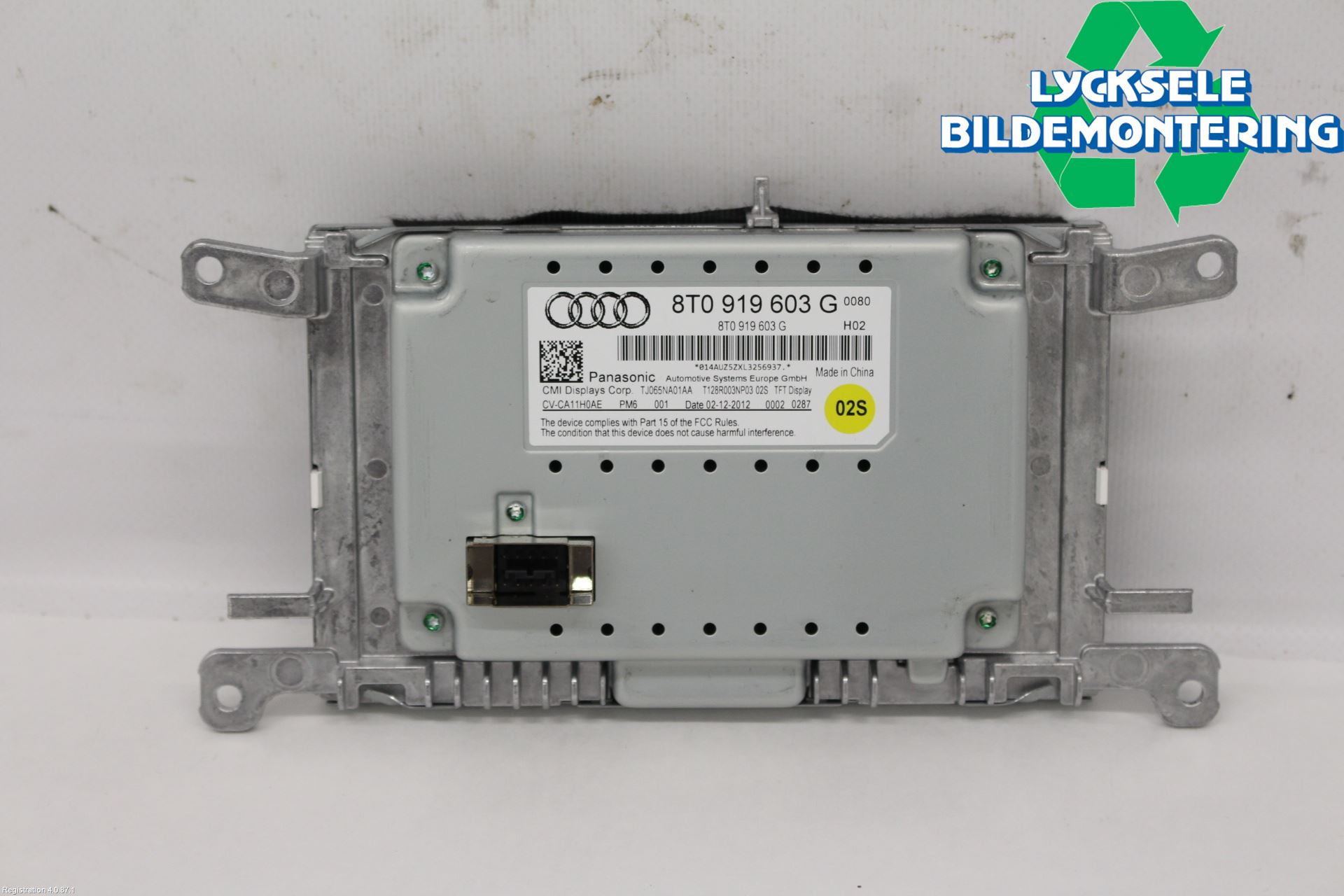 Audi A4 12-15 Multifunktionsdisplay