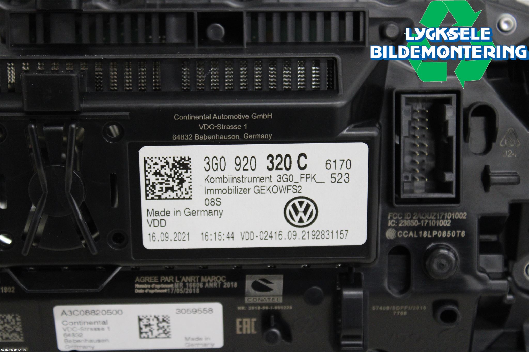 Volkswagen VW TIGUAN 16-24 Instrument Komb
