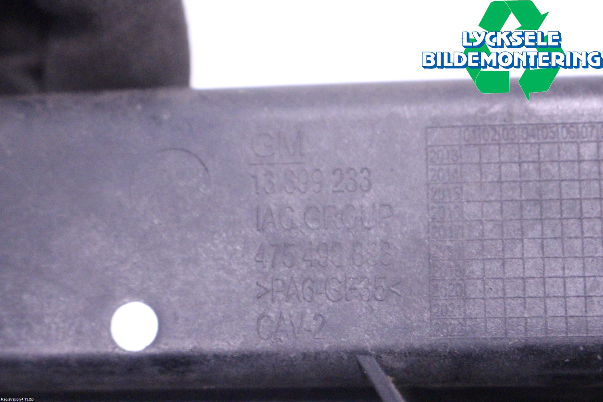 Opel CORSA E 15-19 Stötfångar Deformelement Fram