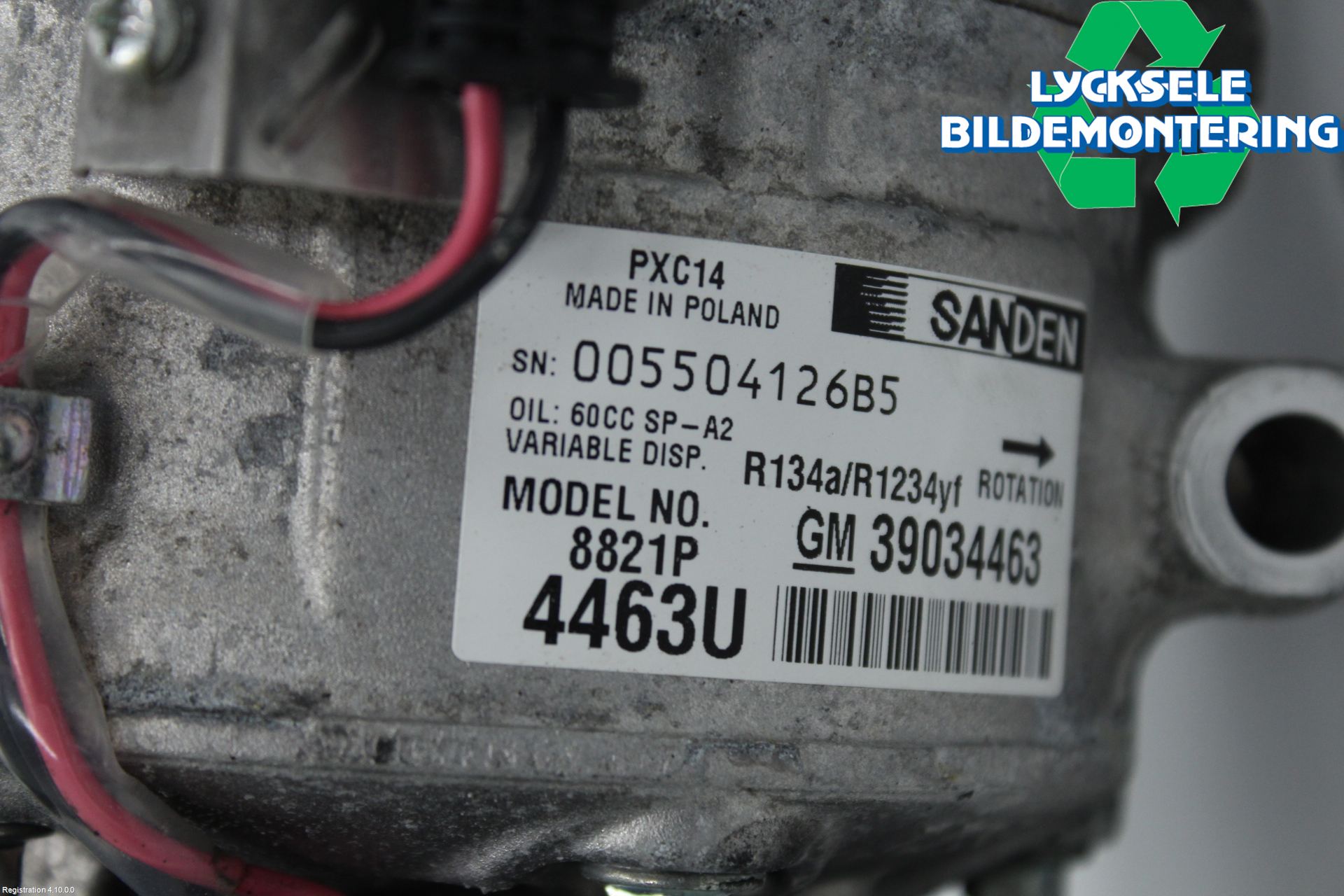 Opel ASTRA K 16-22 Ac Kompressor