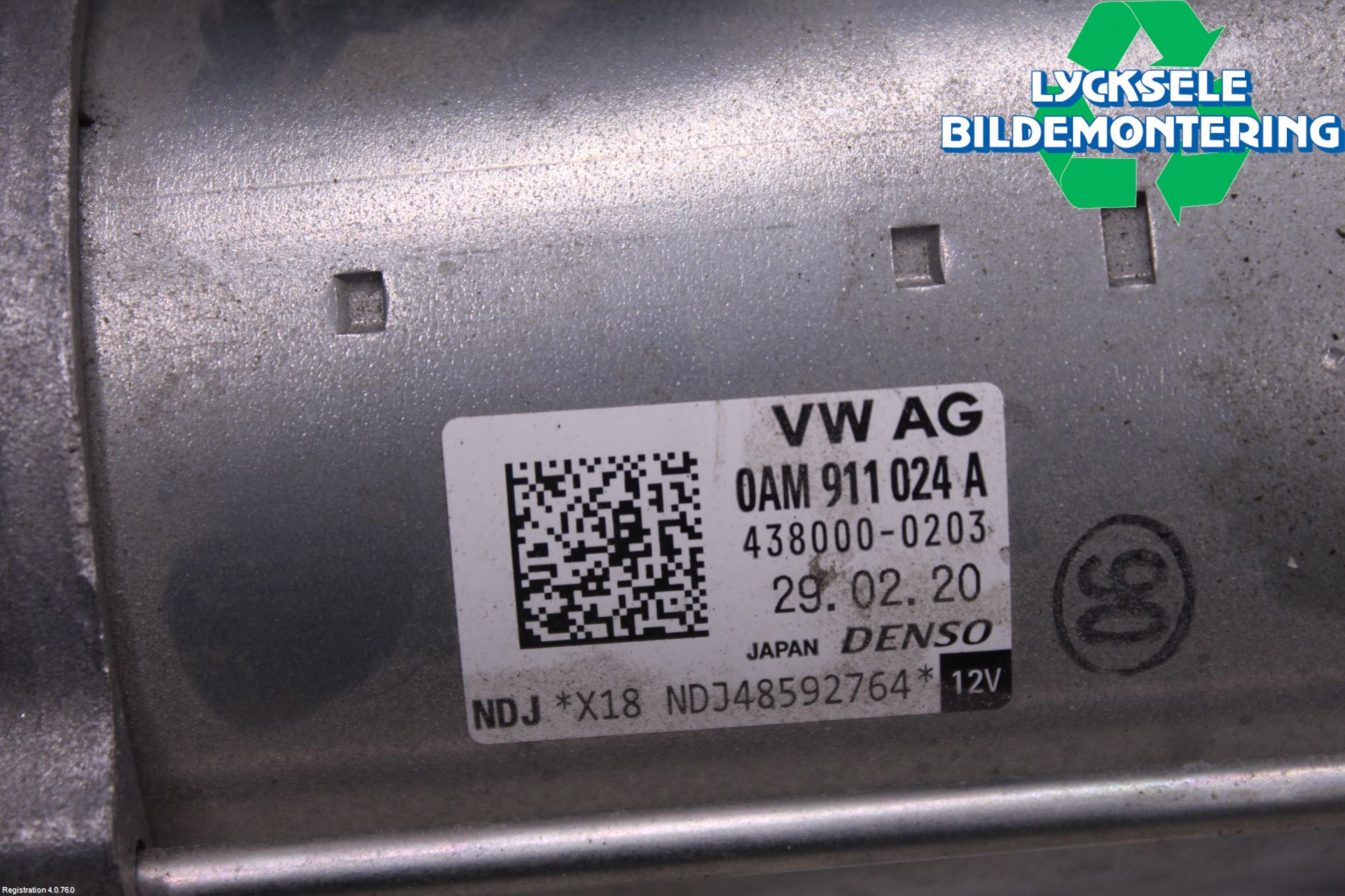 Skoda SCALA 19- Startmotor