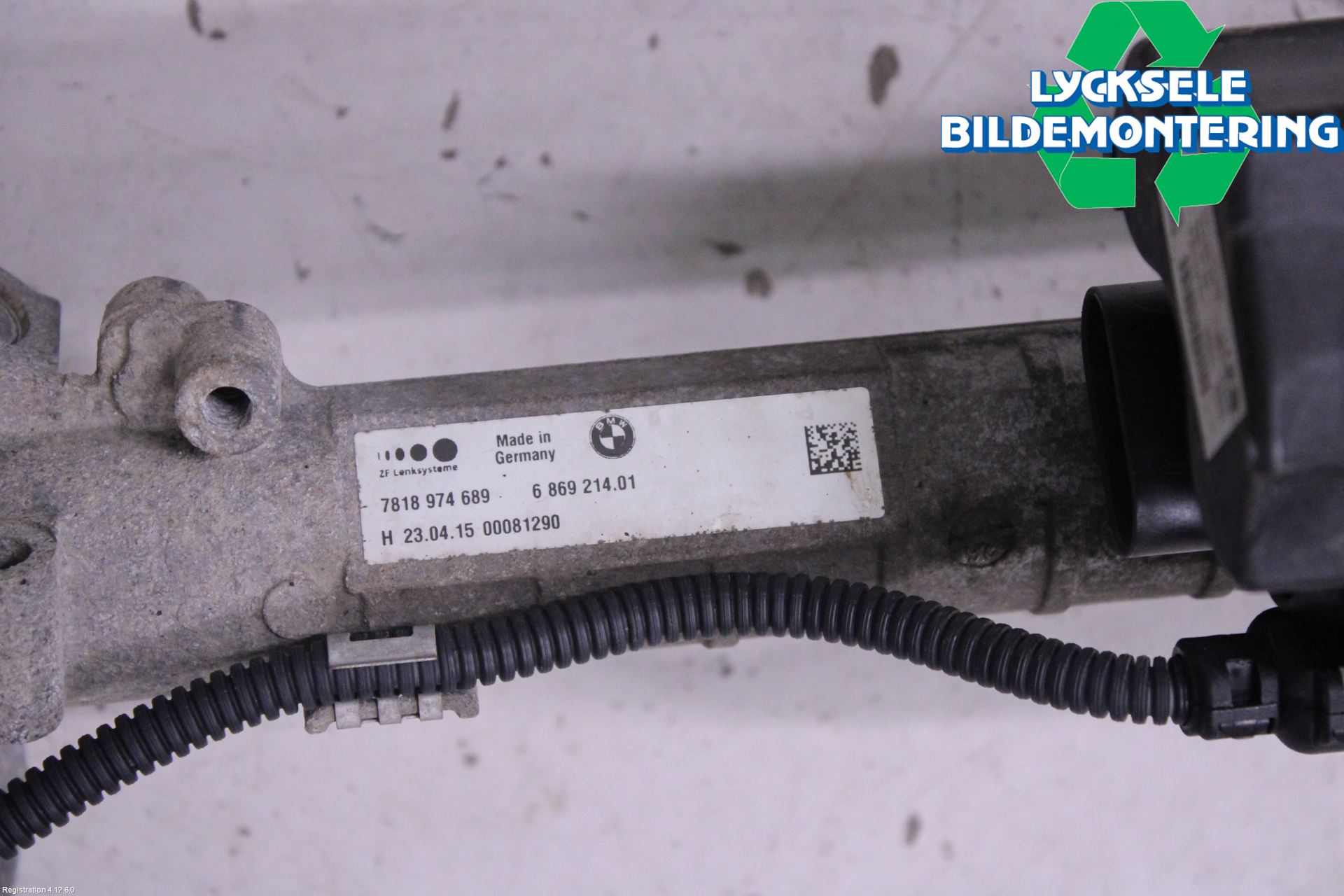 BMW 5 F10/F11/F18 09-17 Styrväxel-Snäcka Elektrisk