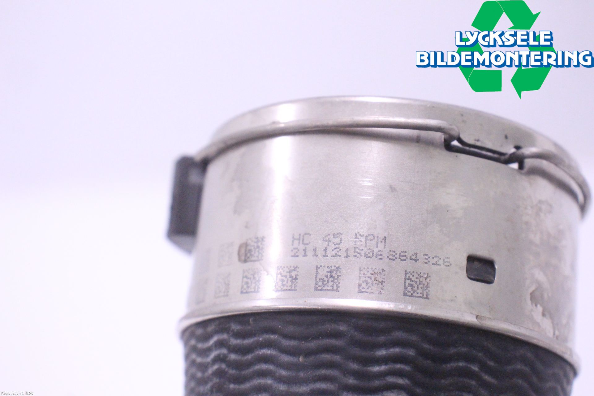 BMW X1 E84 10-15 Laddluft-Intercoolerrör