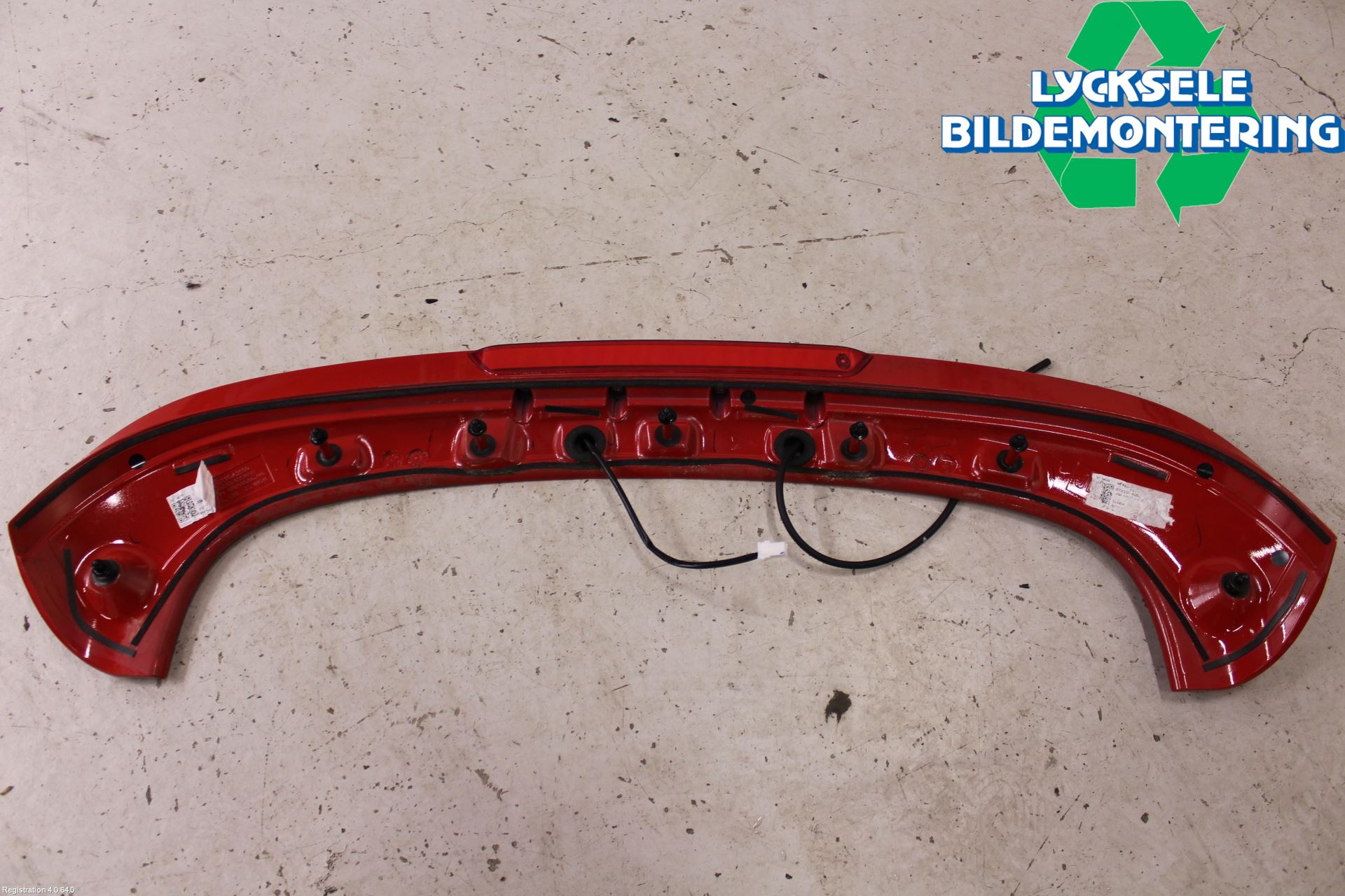 Kia CEED 12-18 Spoiler Baklucka