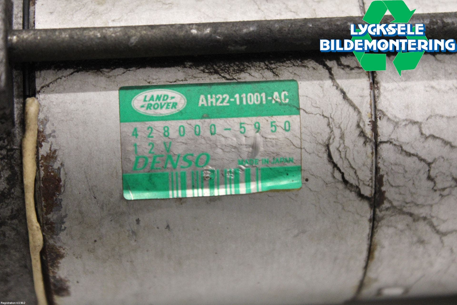 Landrover RANGE ROVER SPORT (L320) 10-13 Startmotor Diesel