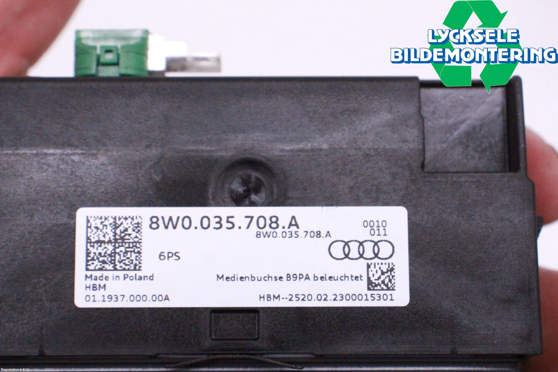Audi A4/S4 B9 20- Usb Connection
