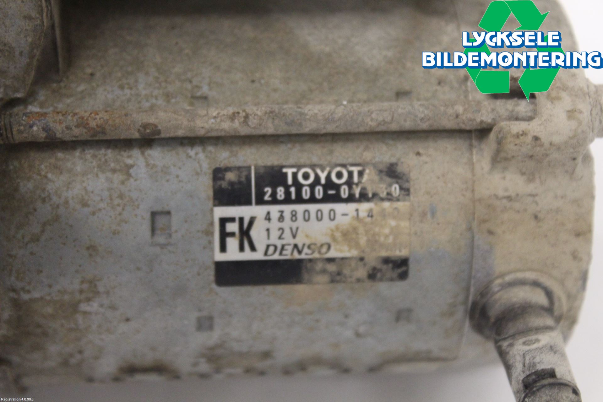 Toyota YARIS XP130 15-20 Startmotor