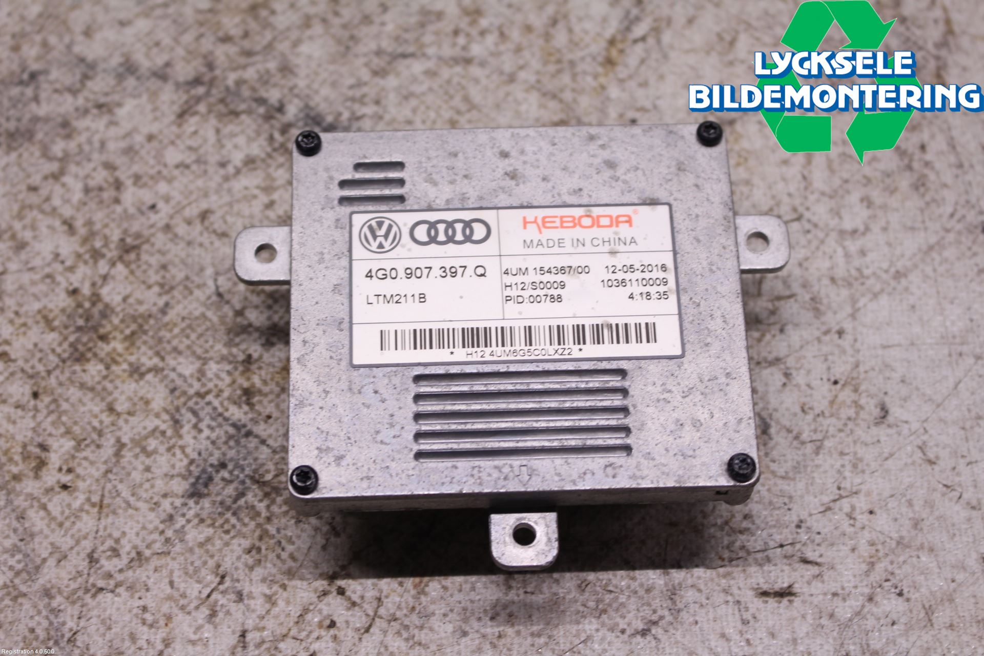 Skoda SUPERB 16-24 Styrenhet Strålkastare