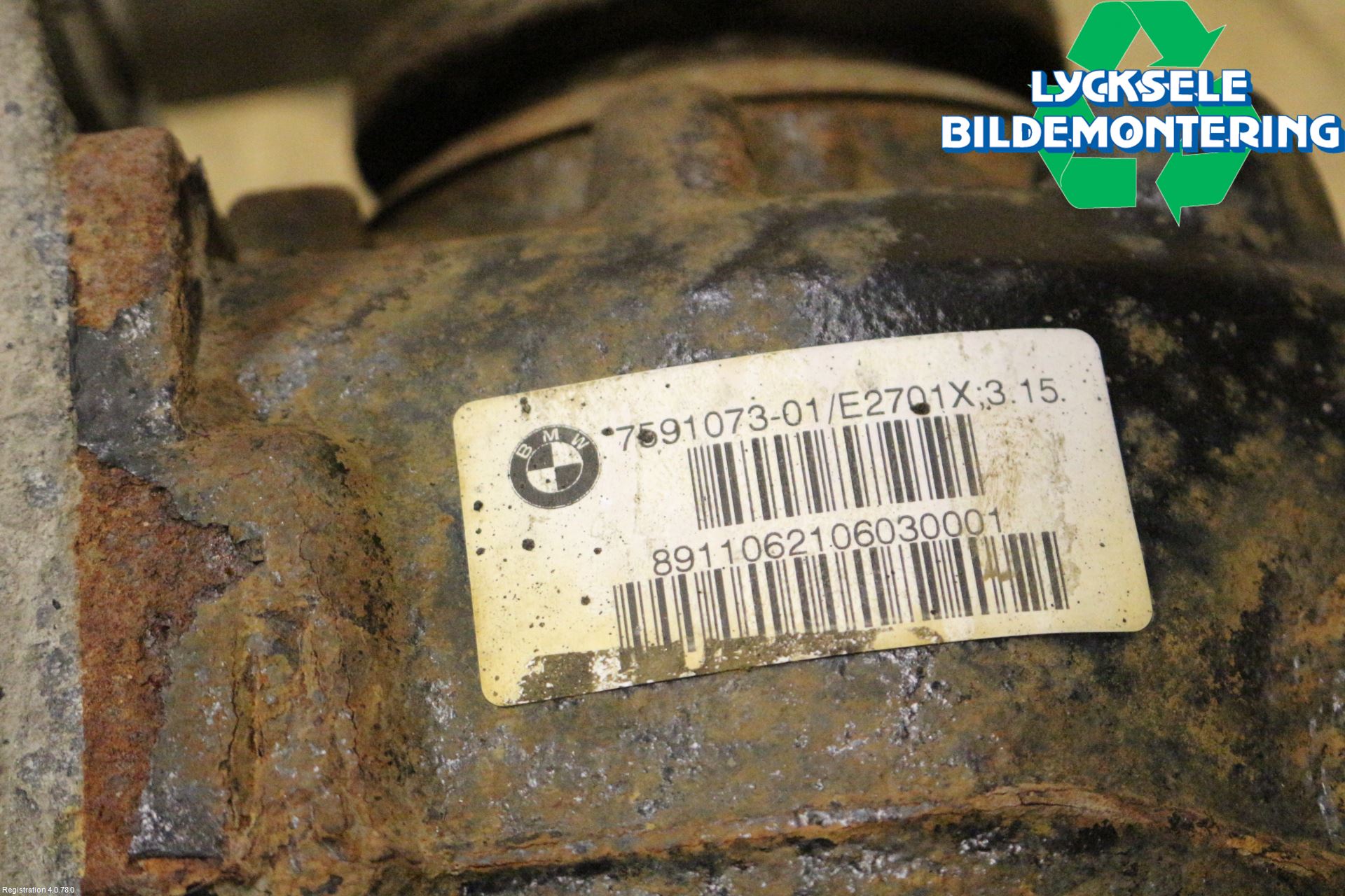 BMW 3 E90/91 SED/TOU 05-12 Bakväxel-Diff