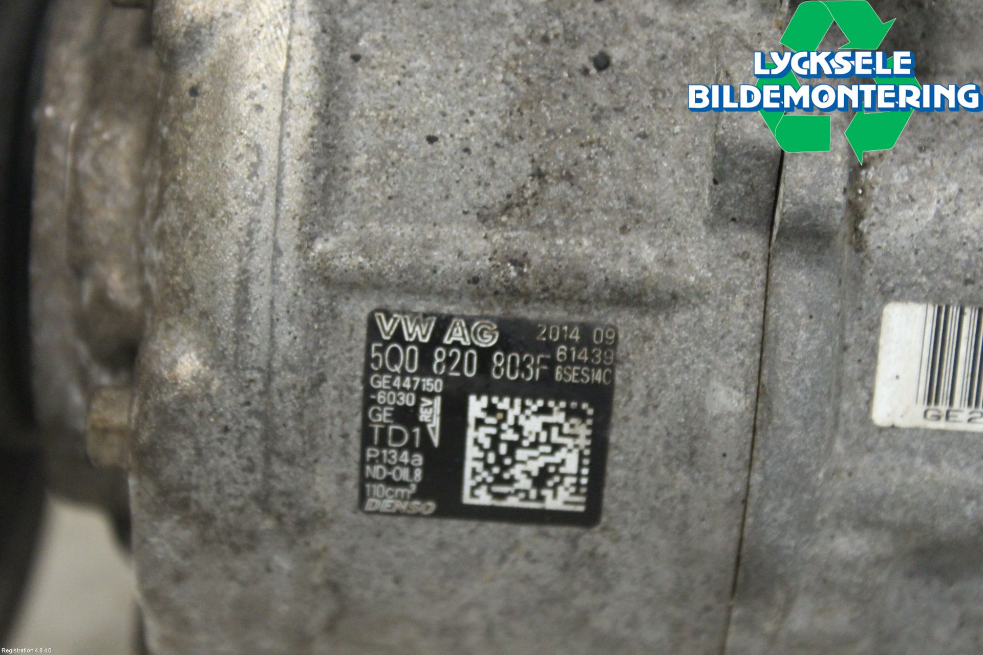 Volkswagen VW PASSAT 15-19 Ac Kompressor