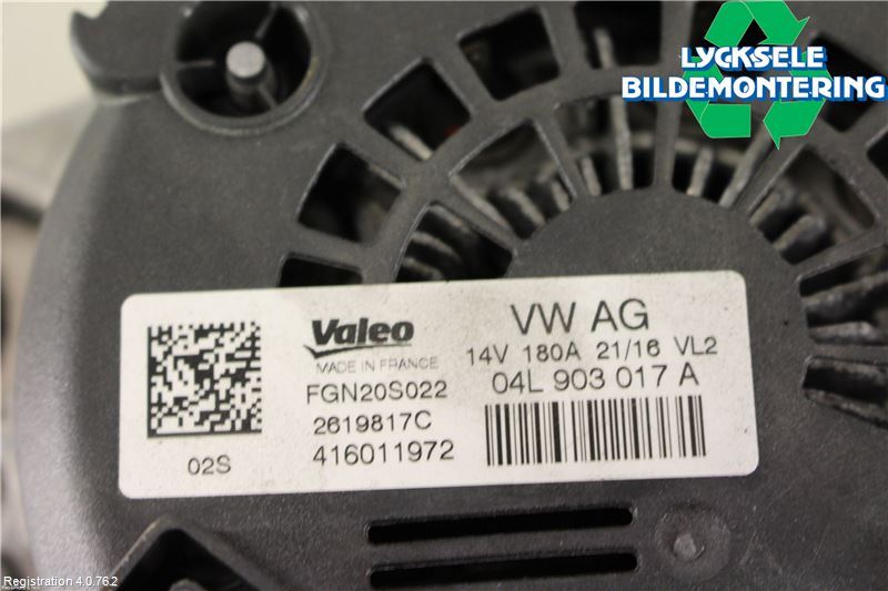 Audi A5 07-16 Generator