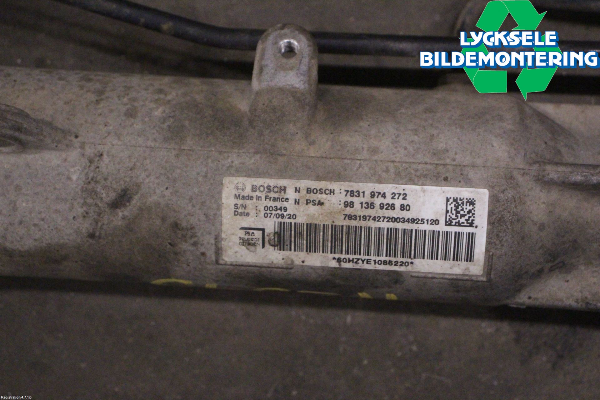 Toyota PROACE II 16- Styrväxel Servo -Snäcka