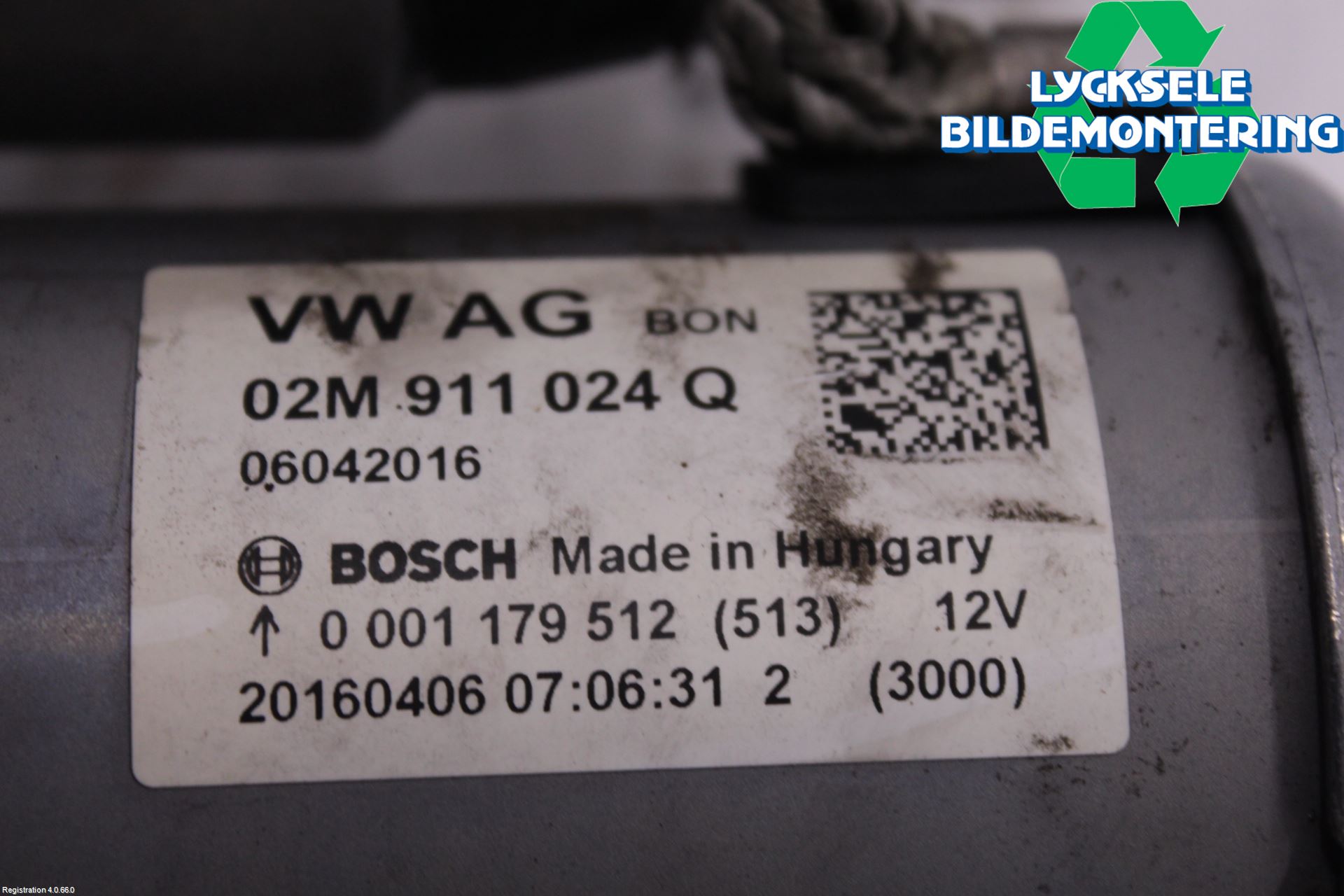 Volkswagen VW POLO 10-17 Startmotor