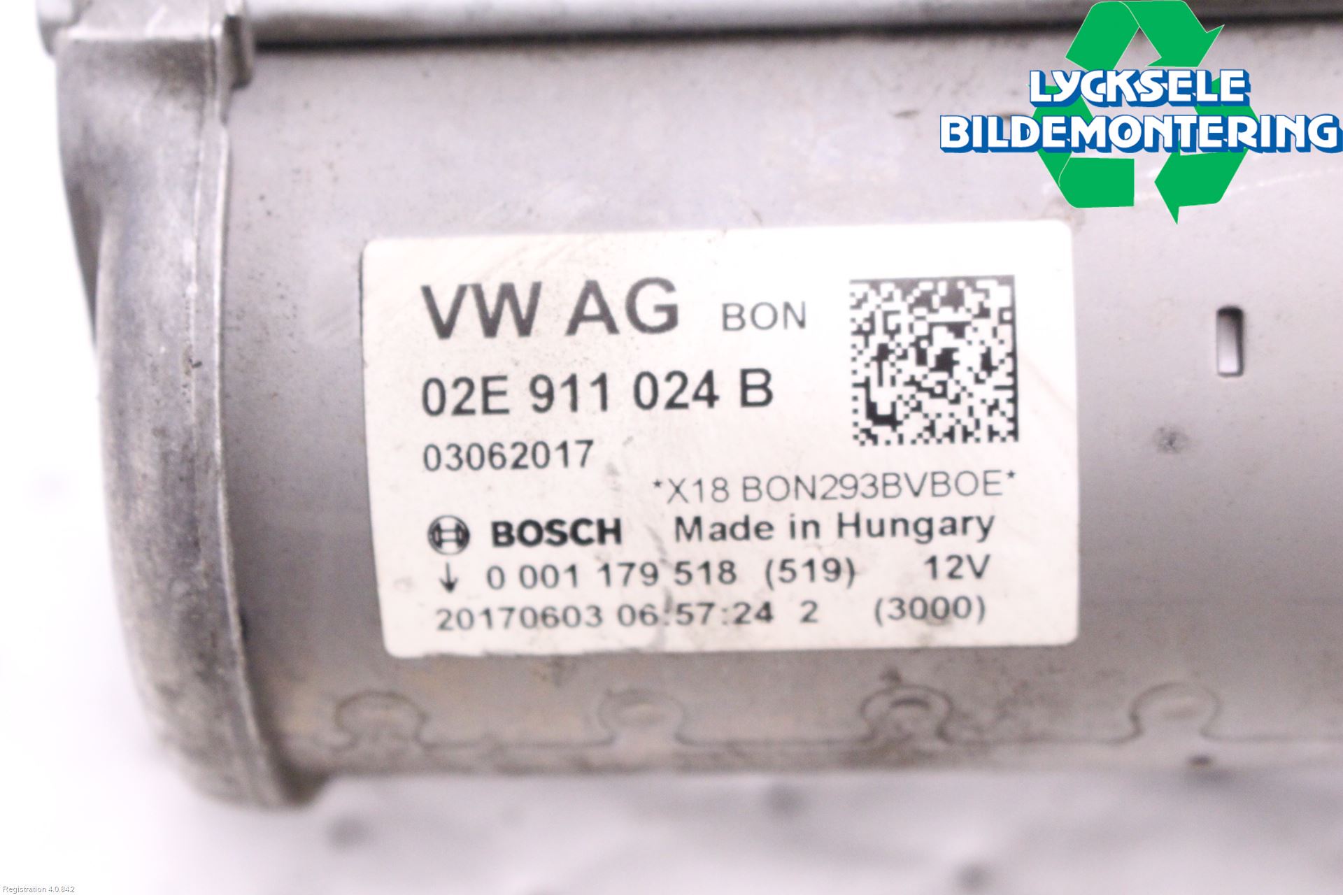 Audi A3/S3 8V 13-20 Startmotor